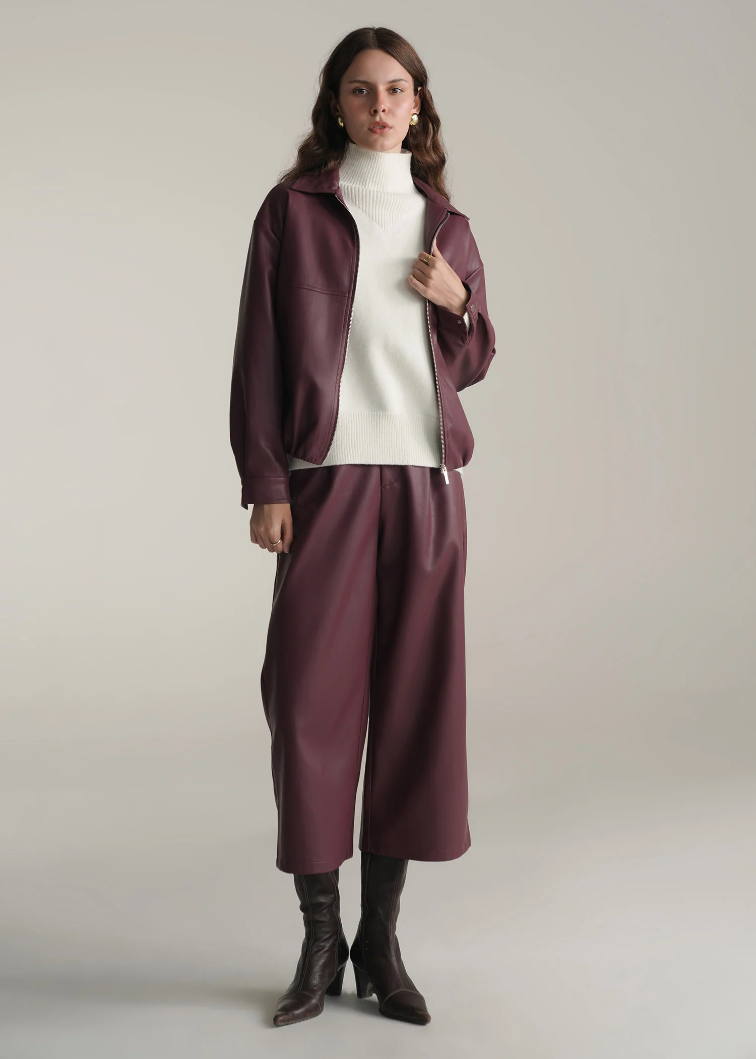Faux Leather Pants- WS25-429 - Image 5